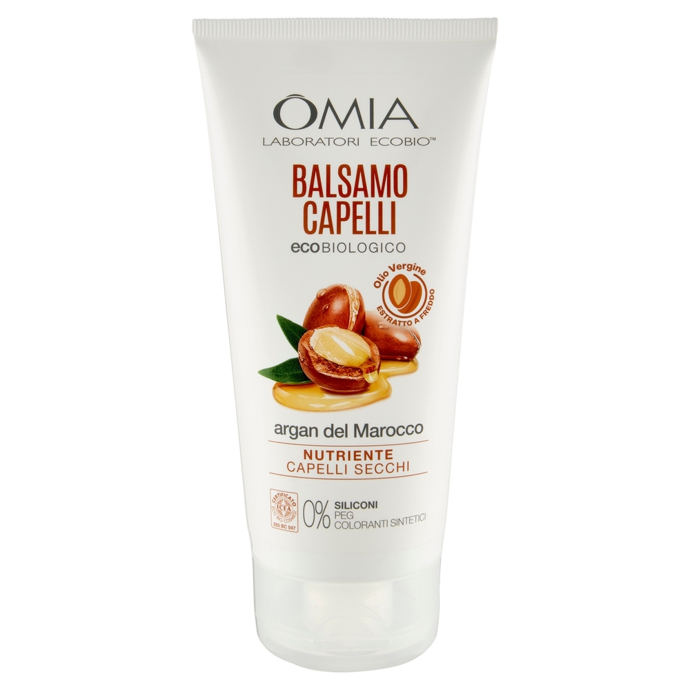 Omia Laboratori Ecobio Balsamo Capelli ecobiologico argan del Marocco Nutriente 180 ml